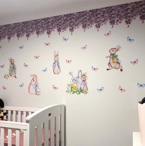 peter rabbit wall decals