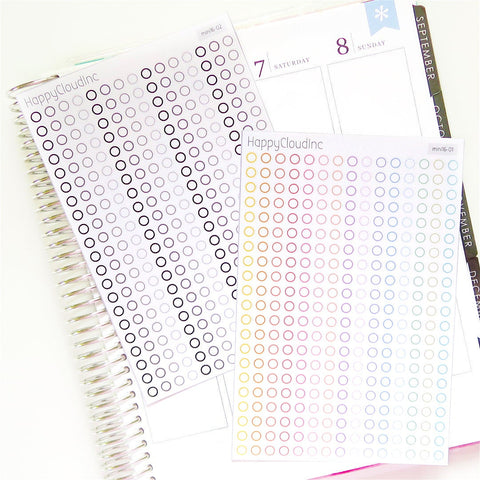 Bullet Journal Weekday Label Planner Stickers – Happy Cloud Inc