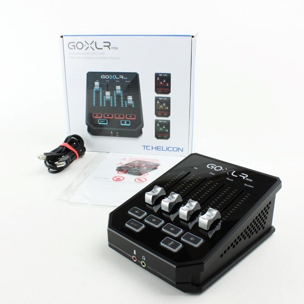 TC Helicon GOXLR Mini USB Streaming Mixer With USB/Audio Interface