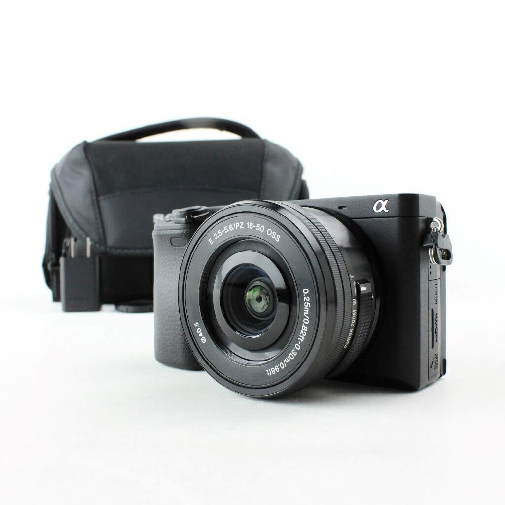 Sony Alpha a6400 with 16-50mm Lens APS-C Mirrorless Camera - Black