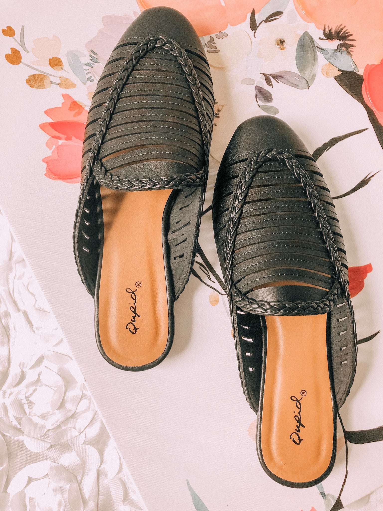 cute black mules