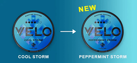 Velo Peppermint Storm Nicotine Pouches