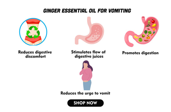 Ginger Essential Oil for Vomiting