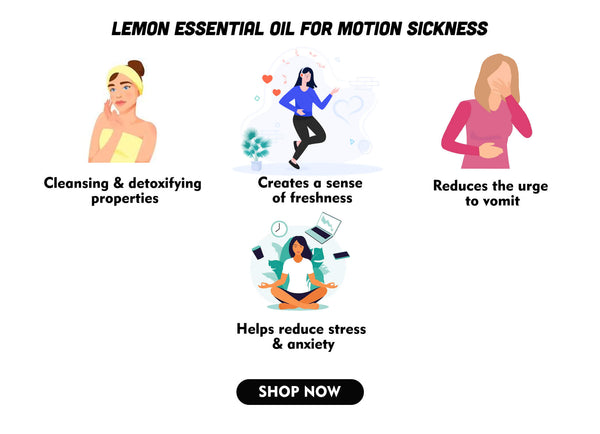 Lemon Essential Oil for Motion Sickness
