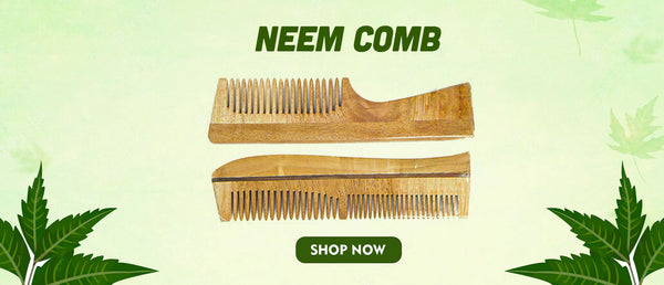 Natural Neem Wood Comb