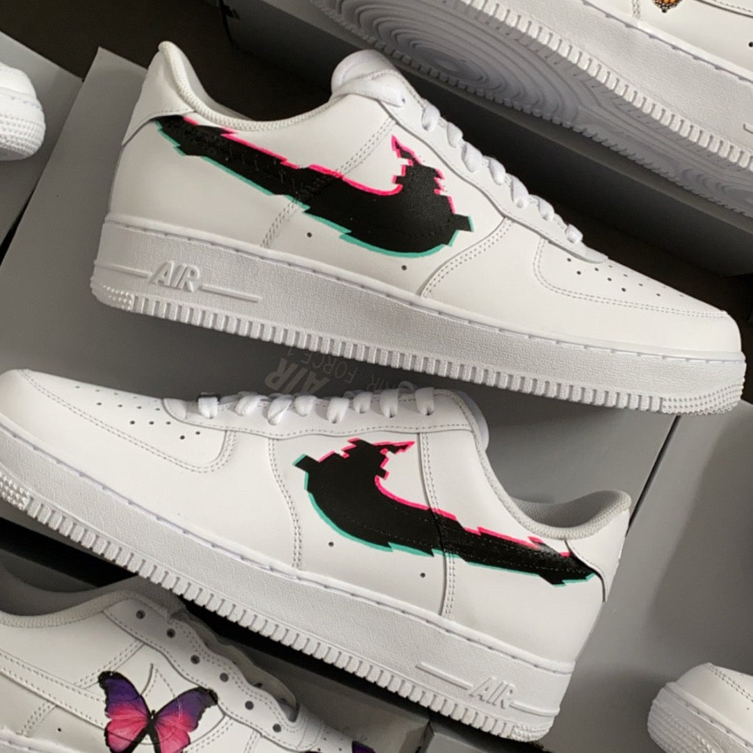 glitch nike air force 1