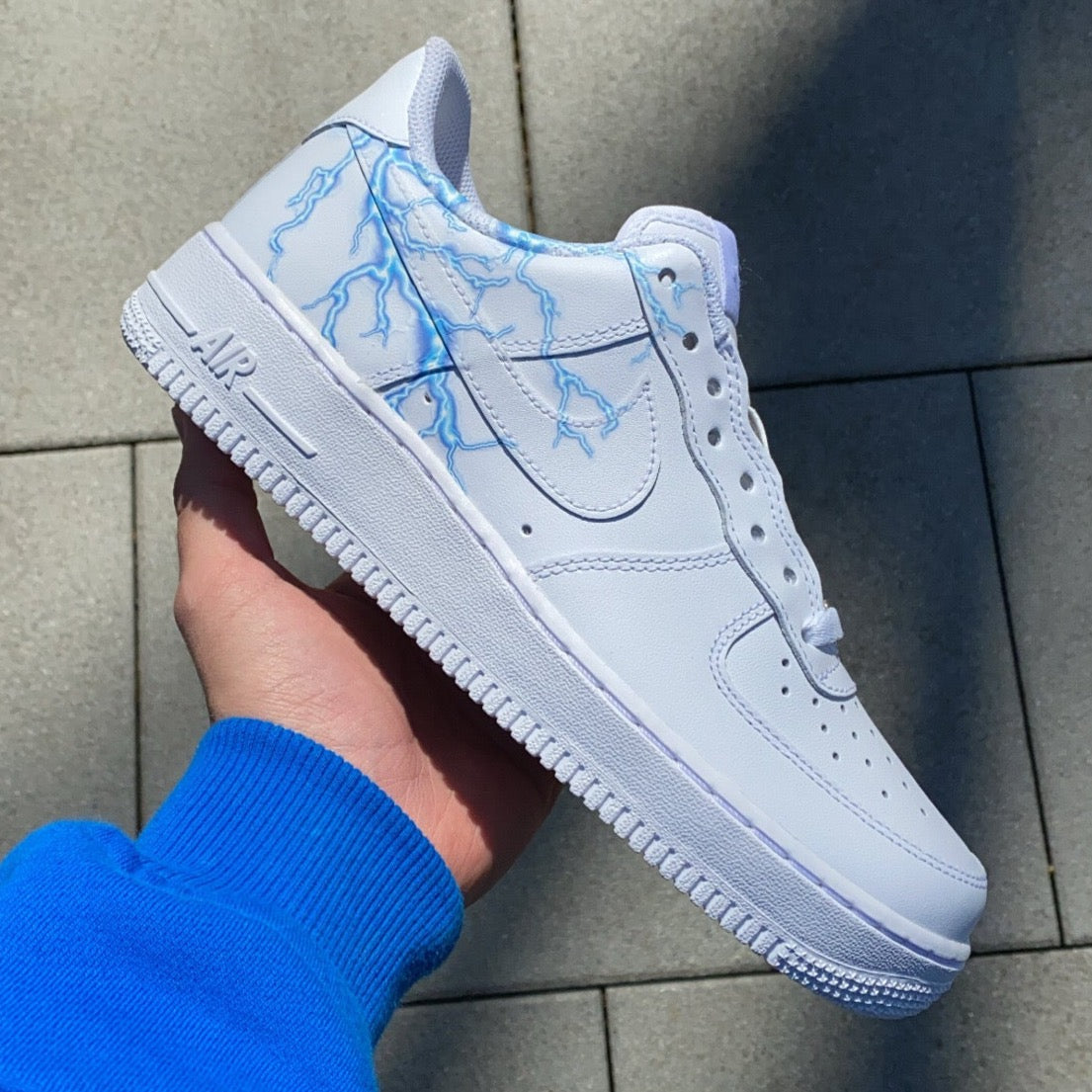reflective lightning air force 1