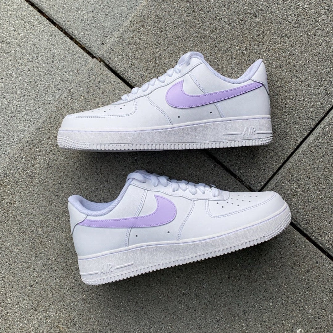 PURPLE PASTEL NIKE AIR FORCE 1 | NOVEL Aaron Schröer