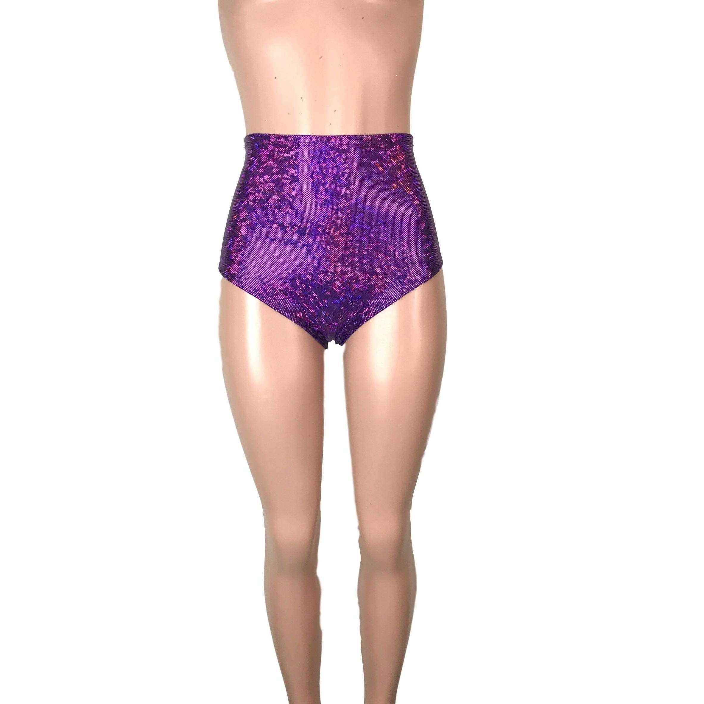 purple hot pants