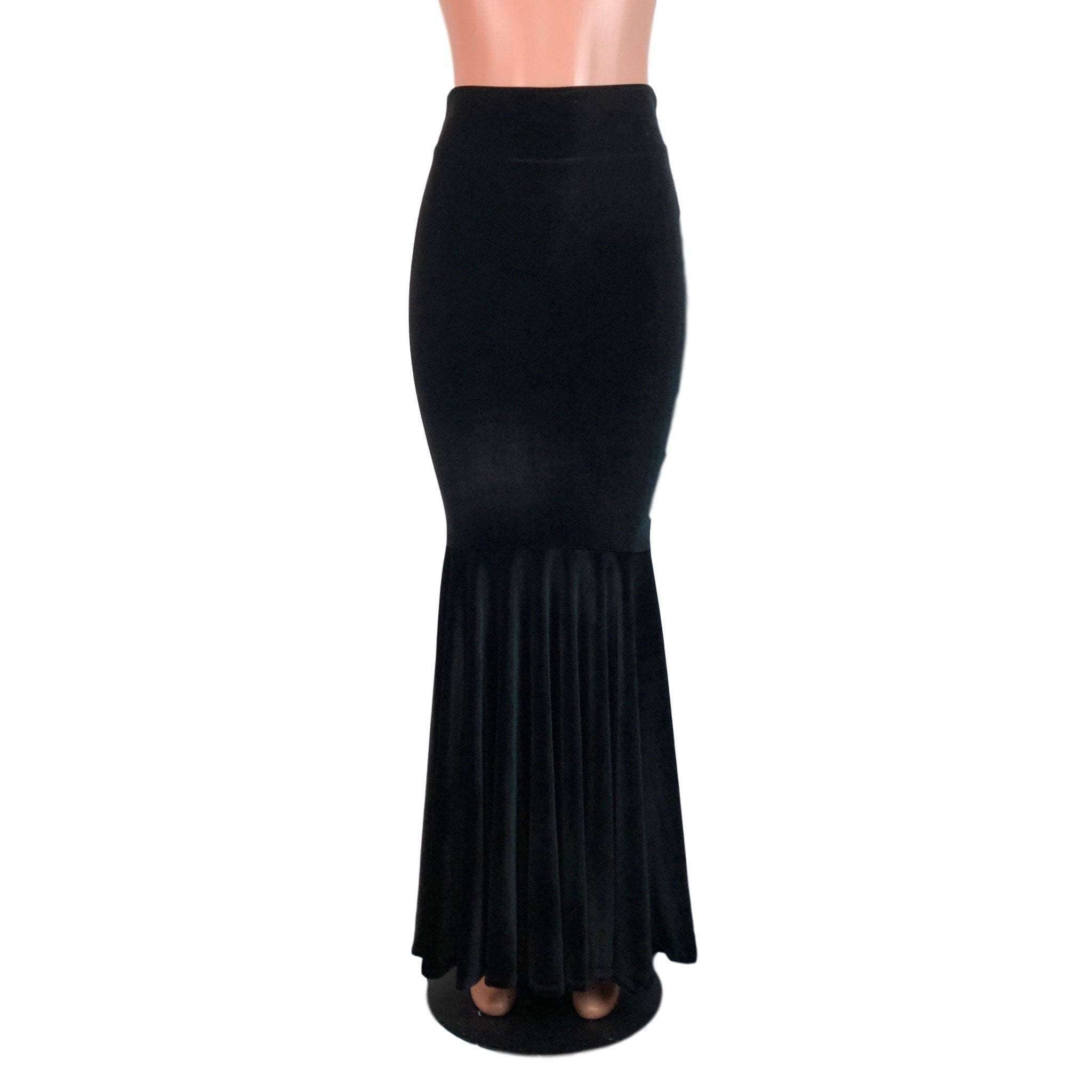 fit and flare maxi skirt