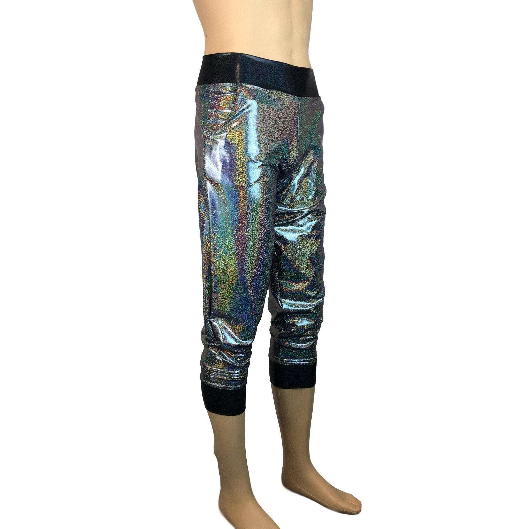 holographic jogger pants