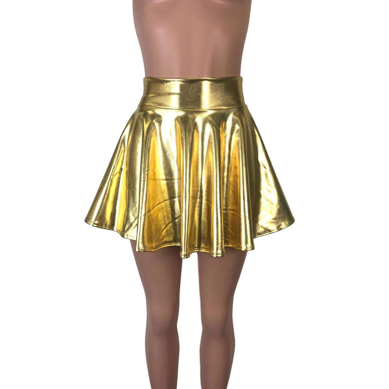 Skater Skirt - Gold Metallic– Peridot 