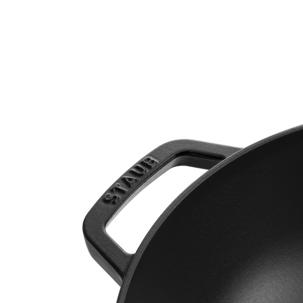 Staub Wok - Glass Lid - Black