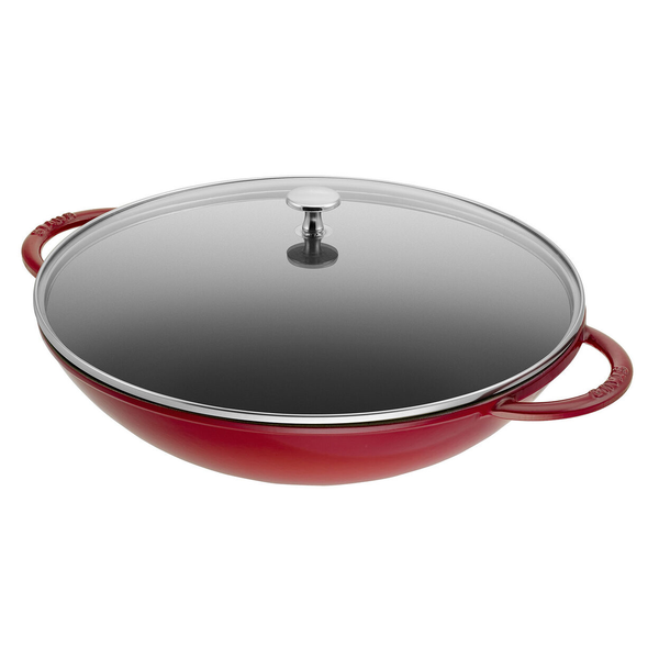 Staub Cast Iron 0.5-qt Baby Wok - Graphite Grey 