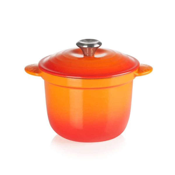 Le Creuset - Get perfect rice and grains every time with the cast iron Rice  Pot - now in a new size! 🍚 Its unique shape promotes evenly cooked grains,  while the