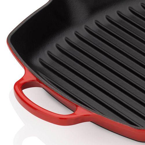 Le Creuset Grill Pan 26 cm Cerise: buy online on MK2Shop