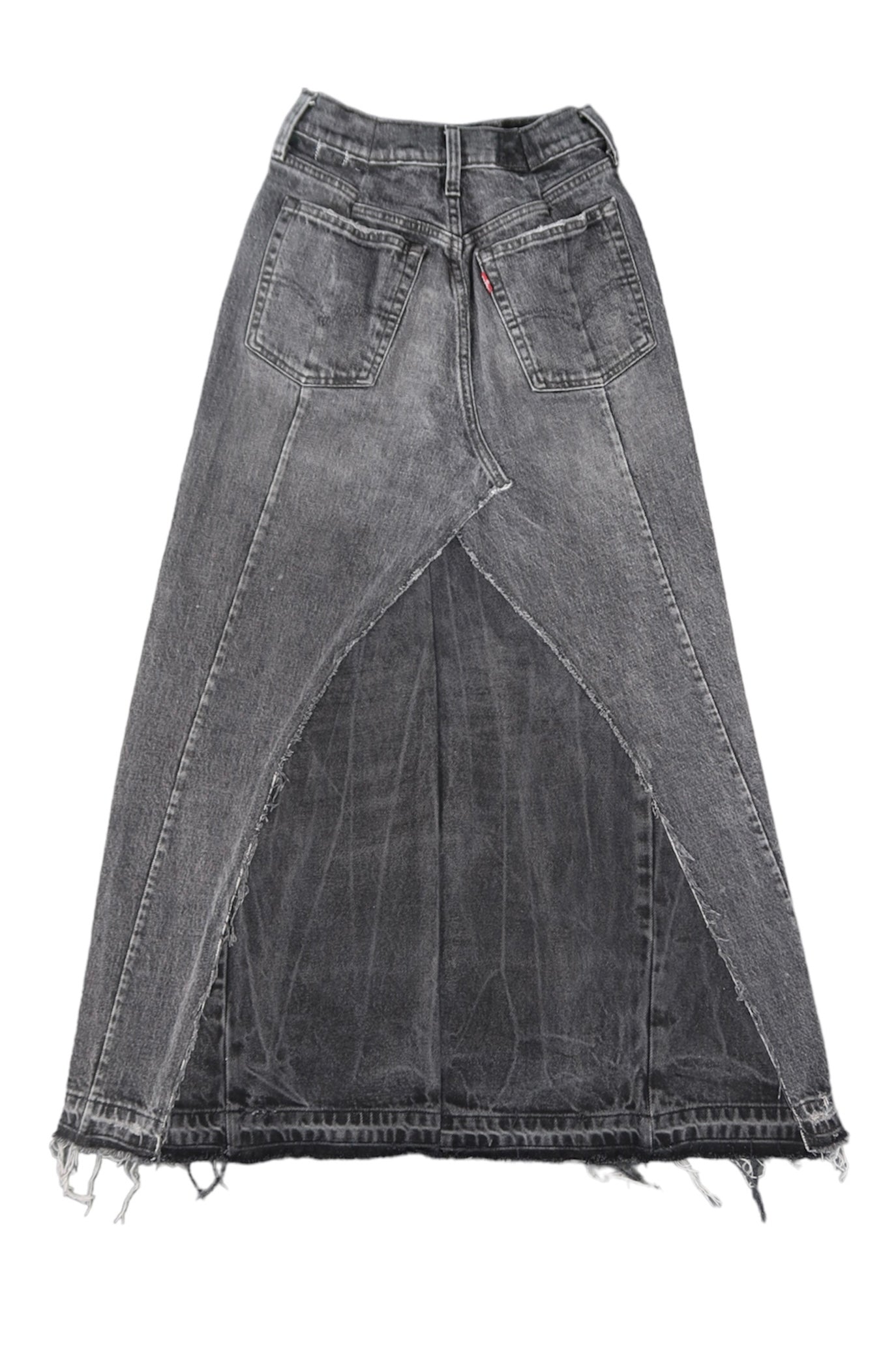 Levi's Icon high waisted denim skirt in washed black | ASOS