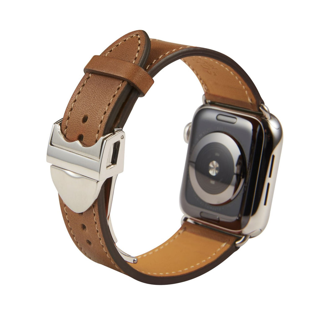 barenia leather apple watch strap