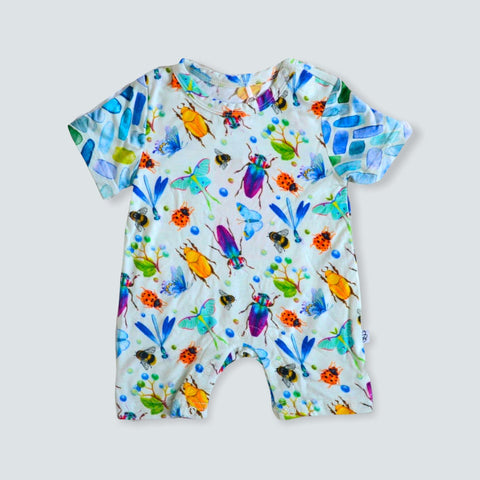 Ollee Belle Short Romper - Mateo | Let Them Be Little, A Baby & Children's Clothing Boutique