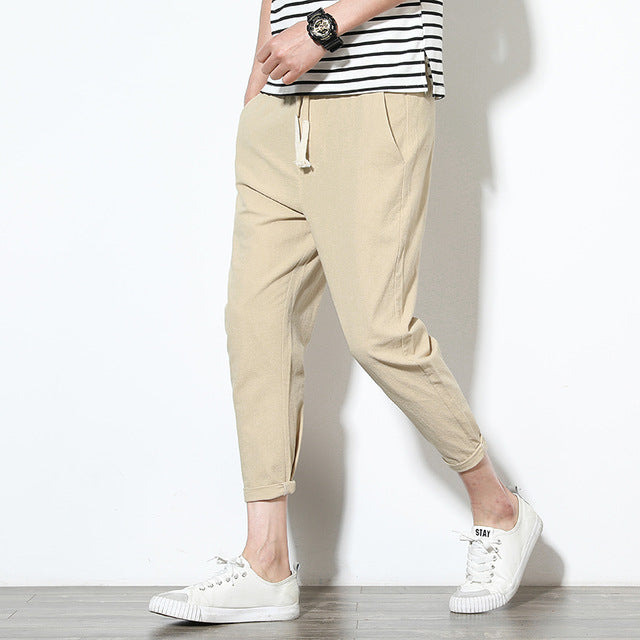 cameron linen joggers