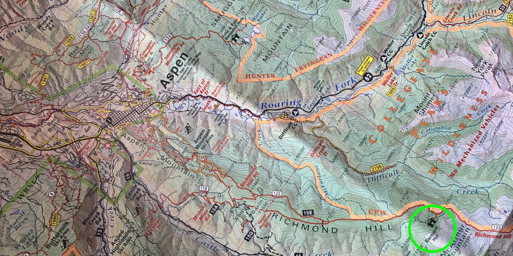 Barnard hut topo map