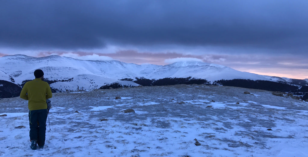 mount Quandary sunrise ski