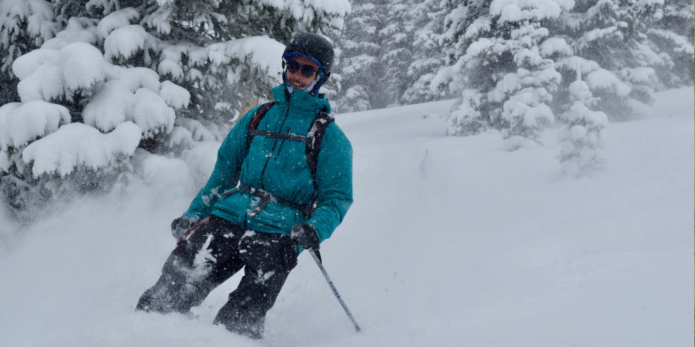 Barnard hut aspen powder