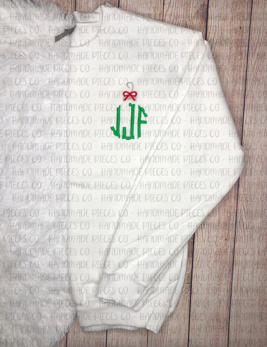 Gingham Pumpkin Monogram Embroidered T-Shirt, Sweatshirt, Hoodie,  Quaterzip, or Full Zip Jacket