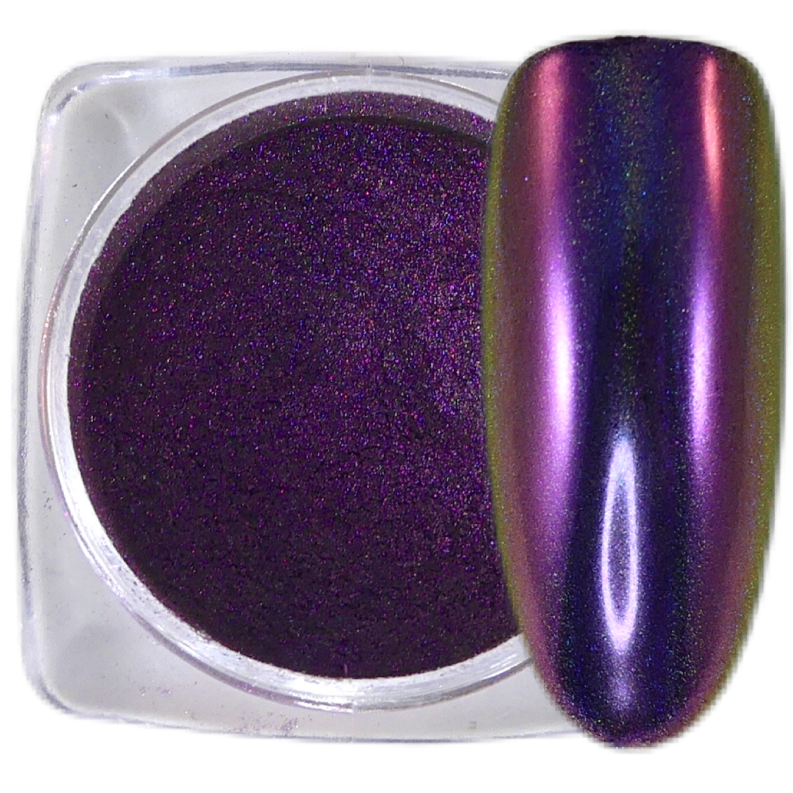 BOJUN NOCTÍS Dark Purple Pigment Powder, Nail Art