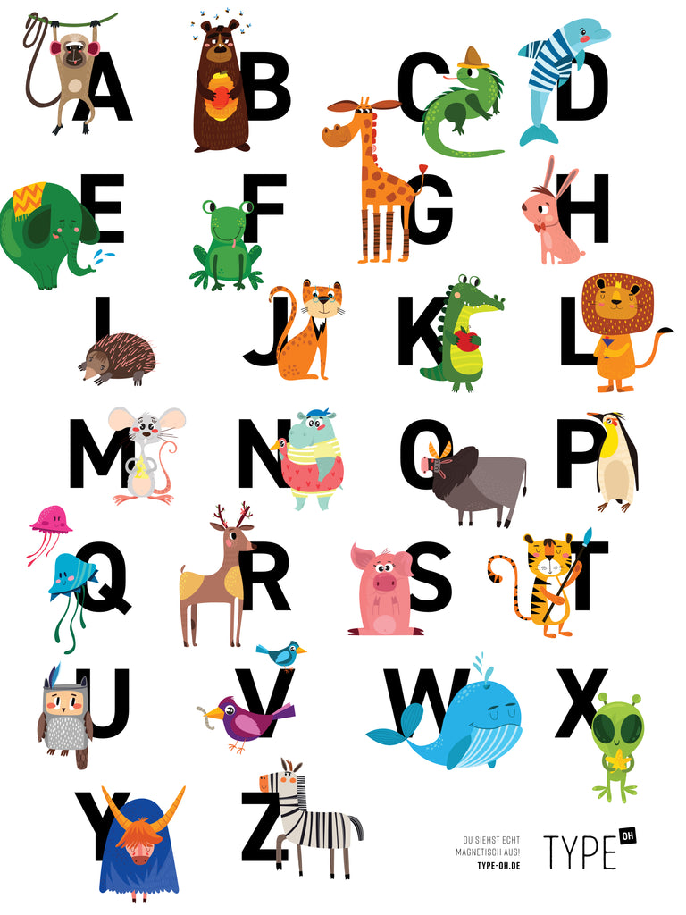 Alphabet lernen Vorlage kostenlos Download