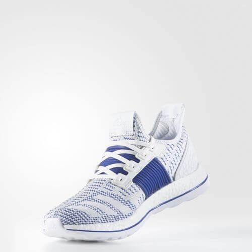 Adidas Pure Boost Zg Running Shoes White Collegiate Royal