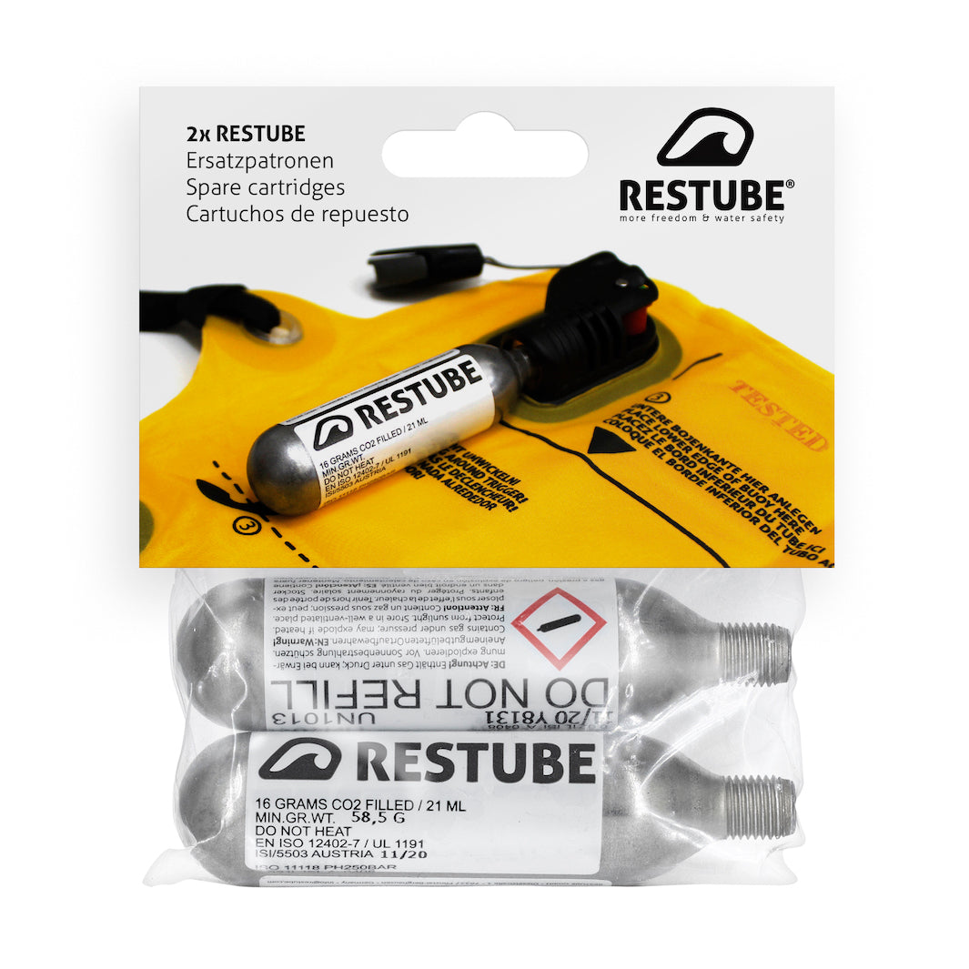 Restube CO₂ cartridges (16g)