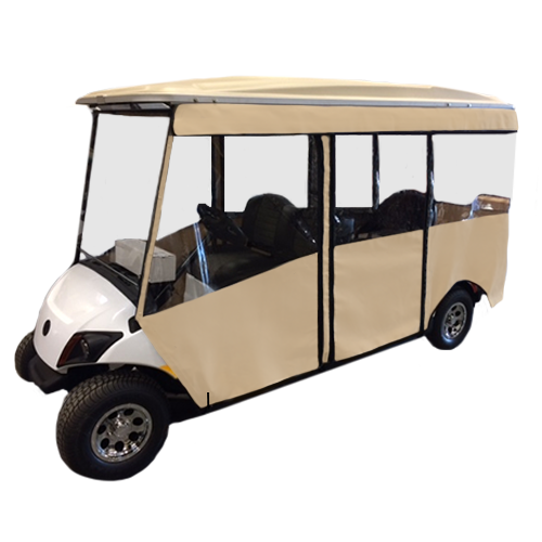 6 Passenger Sunbrella Track-Style Golf Cart Enclosure – Ace Golf Cart: Best Golf  Cart Covers for Sale