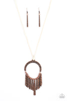 You Wouldnt FLARE! - Copper Paparazzi Necklace