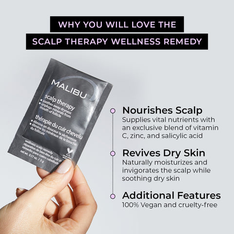Why you'll love Malibu C Scalp Remedy. It nourishes the scalp, revives dry skin, is 100% vegan and not tested on animals.