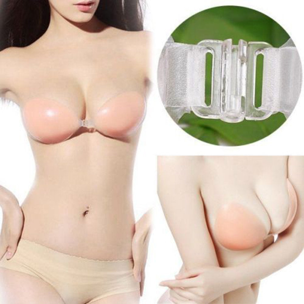 soutien gorge silicone adhesif push up