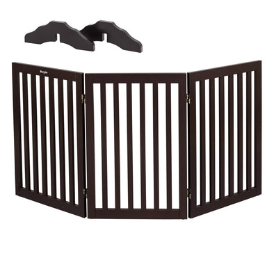 Bonnlo 121-Inch Wide Metal Baby Safety Fence/Play Yard Adjustable