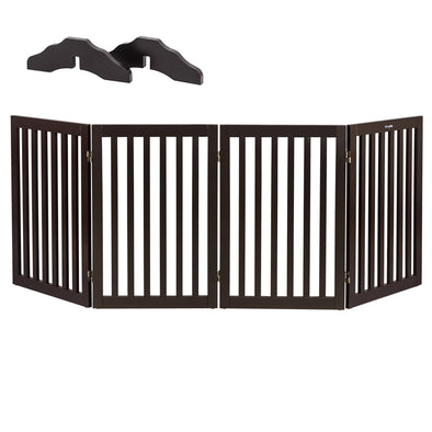 Bonnlo 120 Inches Wide Configurable Baby Gate Fireplace Safety Fence/Guard  Adjustable 5-Panel Metal Play Yard for Toddler/Pet/Dog Christmas Tree