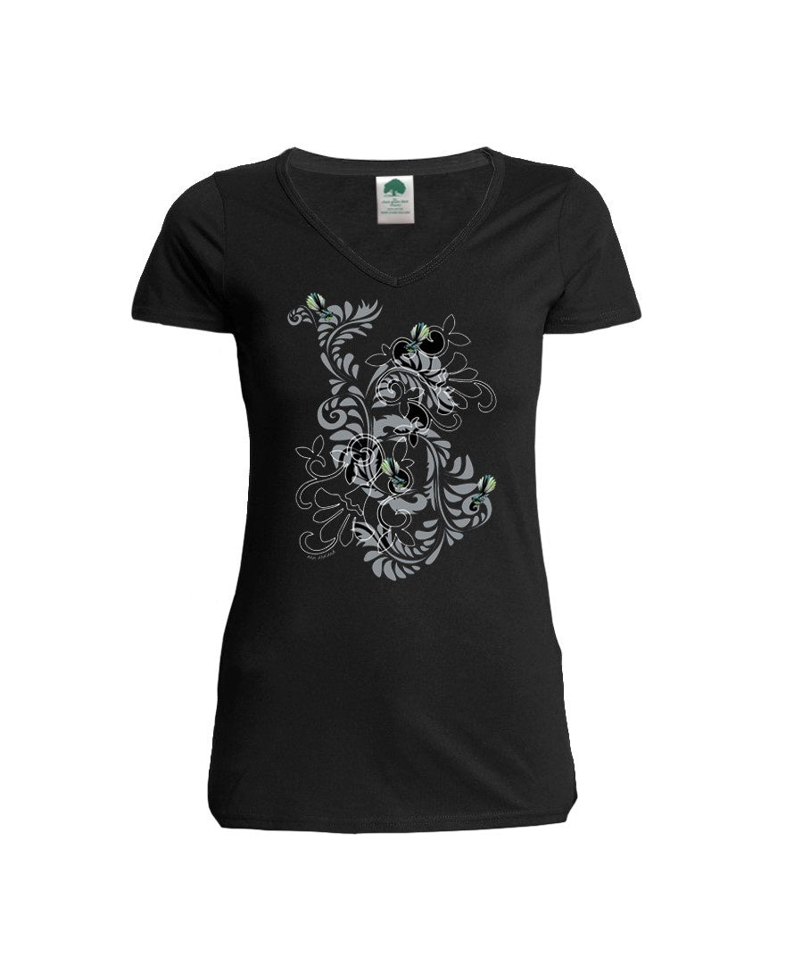 GT31998 Koru Fern Cotton T-shirt – Waitomo Glowworm Cave Online Gift Shop