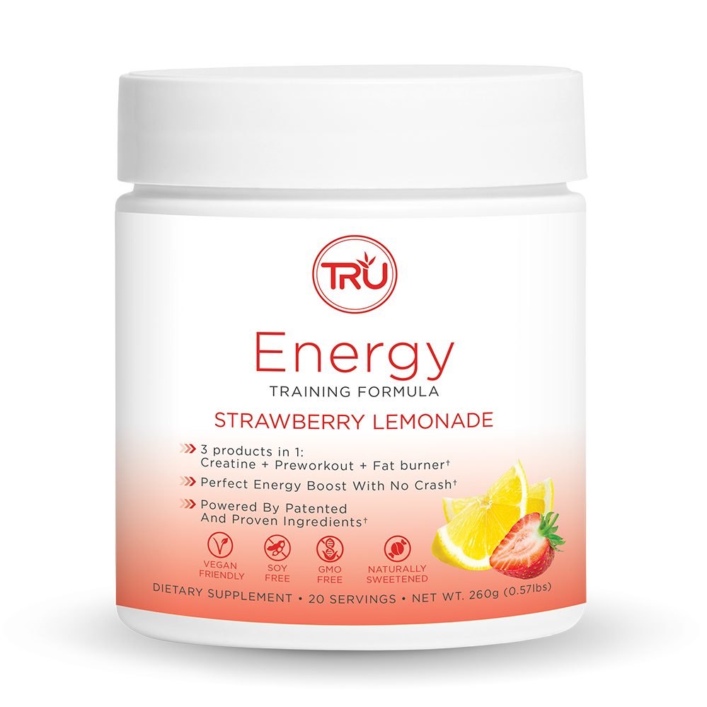  Energy TRAINING FORMULA STRAWBERRY LEMONADE 3 products in 1: o Creatine Preworkout Fat burner Perfect Energy Boost With No Crash? Powered By Patented And Proven Ingredientst 