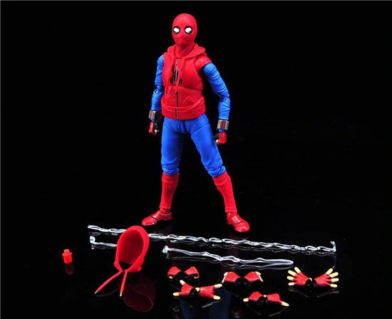 BANDAI) SHF SPIDERMAN HOME MADE SUIT