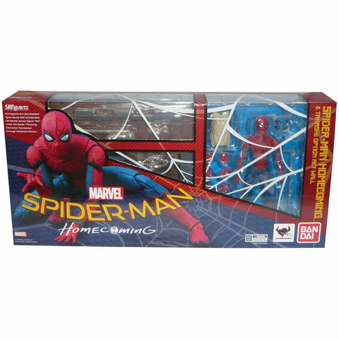 Bandai Tamashii  Marvel Spider-man Homecoming & Option Act