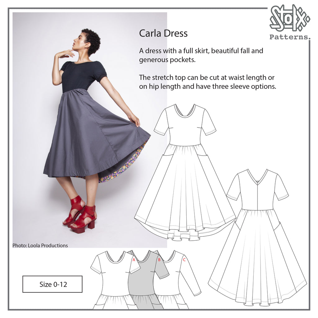 Carla Dress – Stokx Patterns