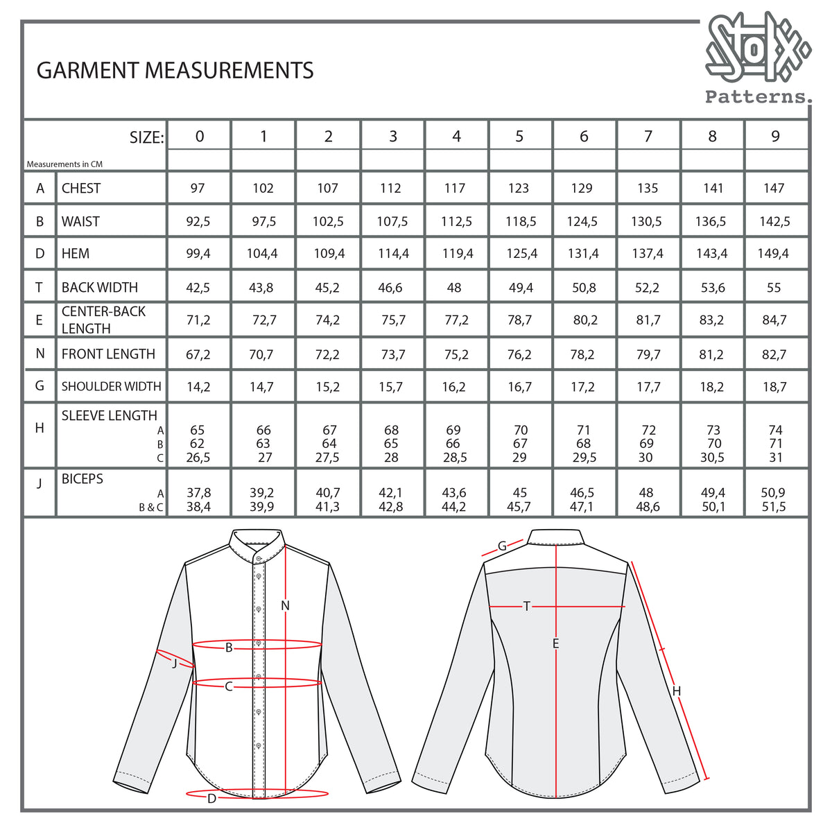 Nico Shirt – Stokx Patterns