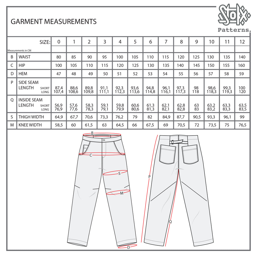 Square Pants – Stokx Patterns