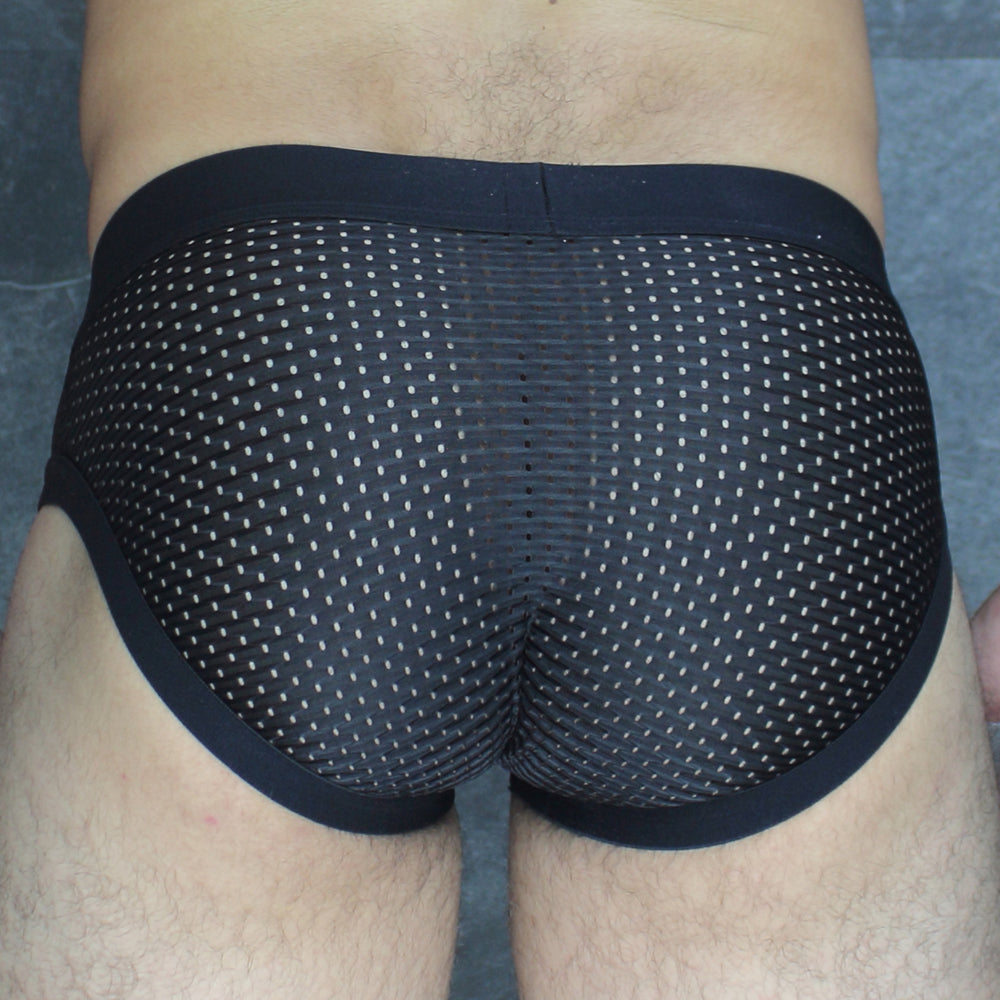 OBSO MEN'S HIP LIFTING MESH BRIEFS – Kamasstudio Underwear