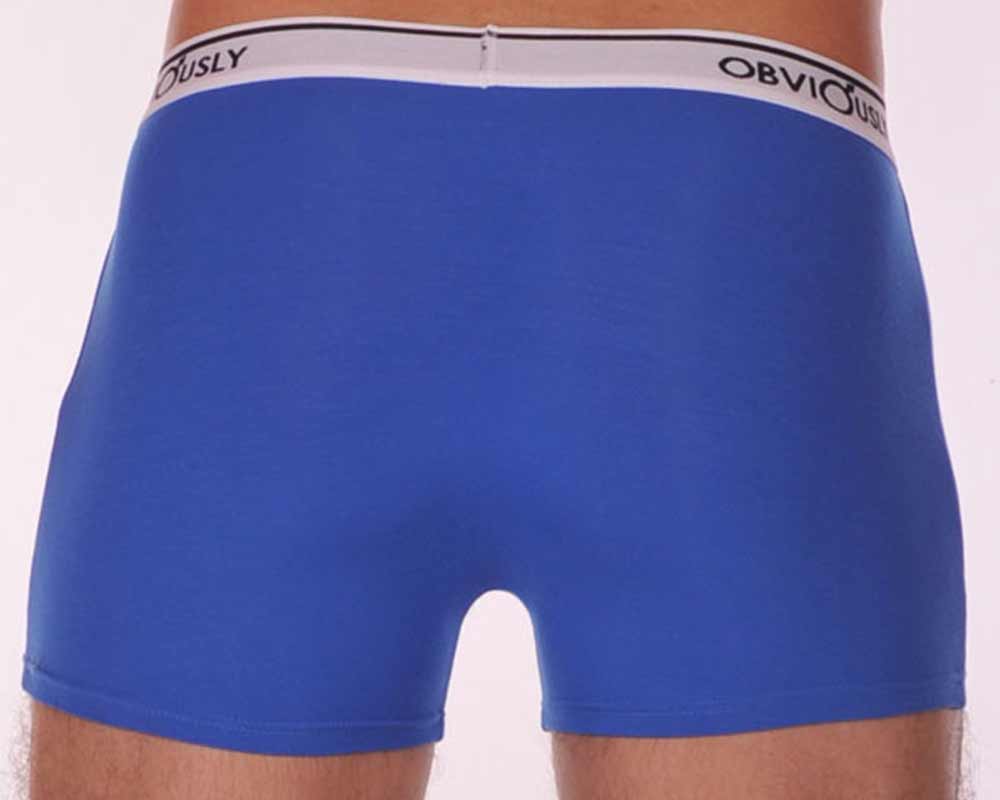 Obviously Chromatic Full Cut Boxer Briefs Midnight Blue MAE111 at