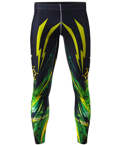 green compression tights 