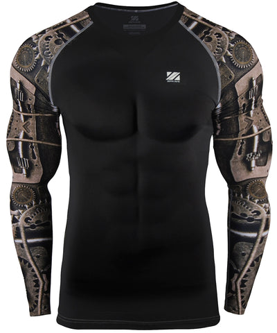 tight fit long sleeve rashguard