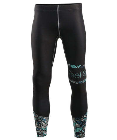 summer surf compression leggings